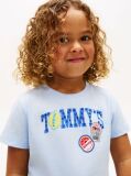 Blue Tricou Cu Logo Fructe  Fete