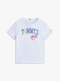 Blue Tricou Cu Logo Fructe  Fete