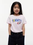 Roz Tricou Cu Logo Fructe  Fete