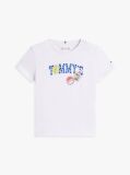 Alb Tricou Cu Logo Fructe  Fete