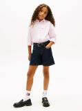 Blue Relaxed Denim Bermuda Shorts  Girls