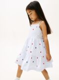 Multi Rochie Fit And Flare Cu Dungi Si Imprimeu Floral Brodat  Fete