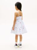 Multi Rochie Fit And Flare Cu Dungi Si Imprimeu Floral Brodat  Fete