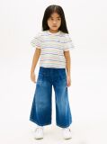 Multi Bluza Relaxed Cu Guler Rotund Si Dungi  Fete