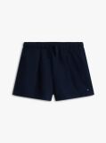 Blue Pantaloni Scurti Largi Din Amestec De In Mercerizat  Fete