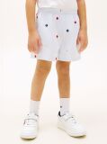 Multi Pantaloni Scurti Largi Cu Imprimeu Floral Brodat  Fete