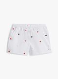 Multi Pantaloni Scurti Largi Cu Imprimeu Floral Brodat  Fete
