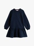Blue Rochie Festive Stud Skater Cu Fleece Si Croiala Lejera  Fete