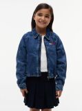 Denim Relaxed Zip-Thru Denim Jacket  Girls
