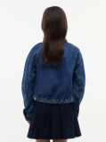 Denim Relaxed Zip-Thru Denim Jacket  Girls