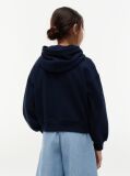 Blue Relaxed Rope Logo Hoody  Girls