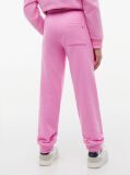 Roz Pantaloni Joggers Terry Cu Croiala Lejera Si Strasuri  Fete