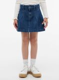 Blue Pleated Denim Skirt  Girls