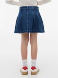 Blue Pleated Denim Skirt  Girls