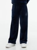 Blue Star Flag Velour Wide Leg Joggers  Girls