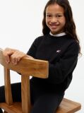 Black Heritage Logo Sweatshirt And Leggings Set  Girls