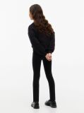 Black Heritage Logo Sweatshirt And Leggings Set  Girls