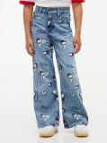 Denim Mabel High Rise Wide Leg Peanuts® Jeans  Girls