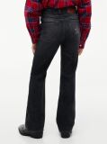 Black Stud Flag Logo Flared Jeans  Girls