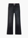 Black Stud Flag Logo Flared Jeans  Girls