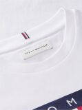 Alb Peanuts® T-Shirt Cu Croiala Lejera Si Steag  Fete