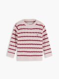 Multi Flag Embroidery Cable Knit Jumper  Newborn