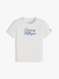 Alb T-Shirt Din Jerseu Cu Logo  Nou nascuti
