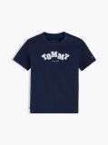 Blue T-Shirt Cu Guler Rotund Si Logo  Nou nascuti