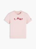 Pink Logo Peached Crew Neck T-Shirt  Newborn
