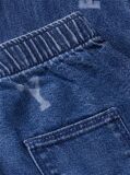 Denim Blugi Cu Talie Elastica Si Logo  Nou nascuti