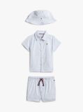 Blue Ithaca Stripe Three-Piece Outfit Gift Box  Newborn