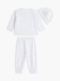 Alb Cutie De Cadou Cu T-Shirt Cu Maneca Lunga Si Imprimare  Nou nascuti