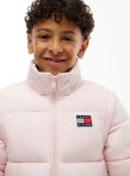 Roz Geaca Puffer Ripstop Cu Logo Pe Spate  Copii unisex