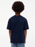 Blue Peanuts® T-Shirt Din Jerseu Cu Steag  Copii unisex