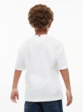 Alb Peanuts® T-Shirt Din Jerseu Cu Steag  Copii unisex