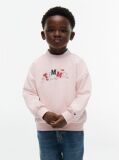 Pink Terry Crew Neck Sweatshirt  Kids Unisex