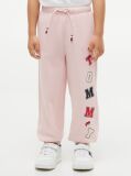 Roz Pantaloni Joggers Cu Logo  Copii unisex