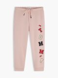 Roz Pantaloni Joggers Cu Logo  Copii unisex