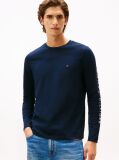 Blue Long Sleeve Slim Fit T-Shirt  Men