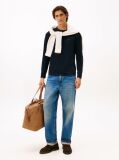 Blue Long Sleeve Slim Fit T-Shirt  Men