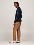 Blue Long Sleeve Slim Fit T-Shirt  Men