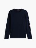 Blue Long Sleeve Slim Fit T-Shirt  Men