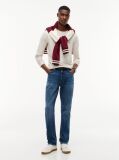 Beige Long Sleeve Extra Slim Fit T-Shirt  Men