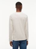 Beige Long Sleeve Extra Slim Fit T-Shirt  Men