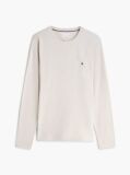 Beige Long Sleeve Extra Slim Fit T-Shirt  Men