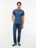 Blue Logo Slim Fit Jersey T-Shirt  Men