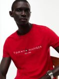 Red Logo Slim Fit Jersey T-Shirt  Men