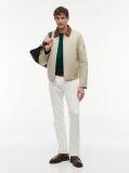 Green Cotton Cashmere Crew Neck Jumper  Men