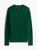 Green Cotton Cashmere Crew Neck Jumper  Men