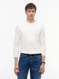Beige Cotton Cashmere Crew Neck Jumper  Men